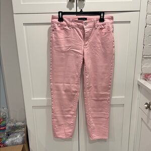 Talbots Pink Boyfriend Ankle Jeans